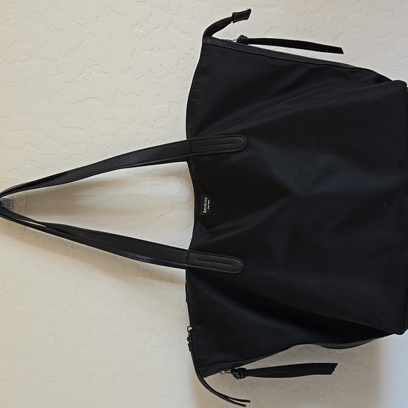 Botkier New York Black Large Tote Nylon Zipper Shoulder Bag - Picture 7 of 11